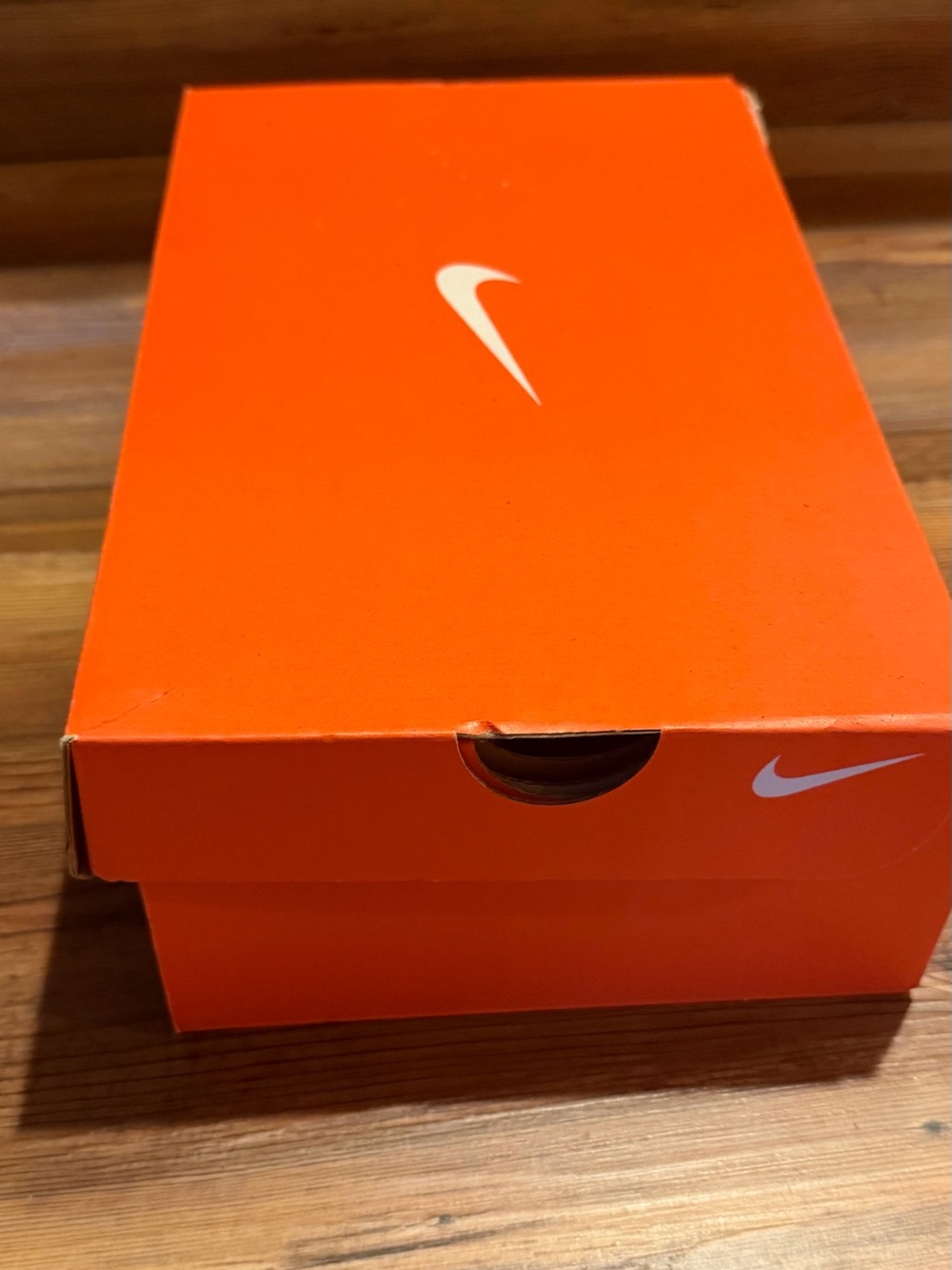 Nike Kids Shoe Box - Bright Orange Box Empty